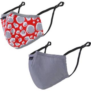 👉 Gezichtsmasker grijs rood kinderen Dreambaby Of Mondkapje Voor 2 Stuks 9312742405793