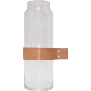 👉 Design karaf transparant bruin glas Tak Wrap Me 10 X 30 Cm Transparant/bruin 8719237017287