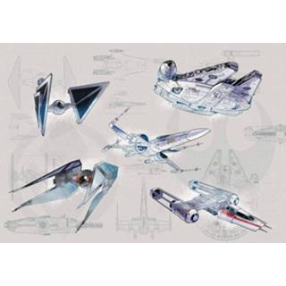 👉 Fotobehang Komar Star Wars Blueprint Light Vlies 400x280cm 8-banen 4055065510625