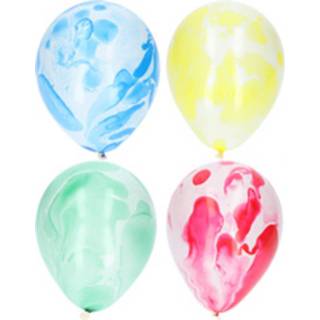 👉 Ballon marmer multikleur Folat Ballonnen 30 Cm Latex 6 Stuks 8714572085670