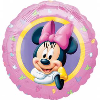 👉 Folieballon roze Amscan Minnie Mouse Junior 46 Cm 80518109594