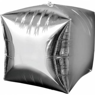 👉 Folieballon zilver zilverkleurig Amscan Vierkant 38 X Cm 26635283359
