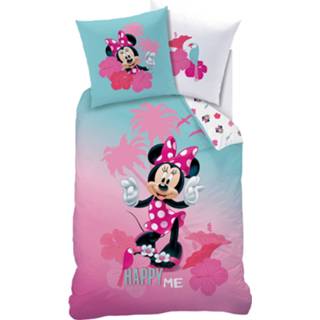 👉 Dekbedovertrek katoen multikleur Disney Minnie Mouse Tropics - Eenpersoons 140 X 200 Cm Multi 3272760468575