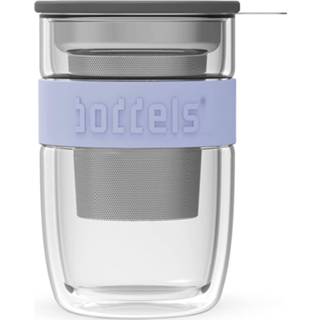 👉 Dubbelwandig theeglas lavendel glas transparant Boddels Seev - 38 Cl 4260570973913