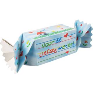 👉 Cadeauverpakking blauw karton Paper Dreams Meter Junior 20 Cm 8716764080807