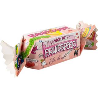 👉 Cadeauverpakking roze karton Paper Dreams Bruidspaar 20 Cm 8716764081033