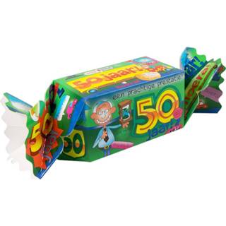 👉 Cadeauverpakking groen karton papier mannen Paper Dreams 50 Jaar Heren 20 Cm 8716764081101