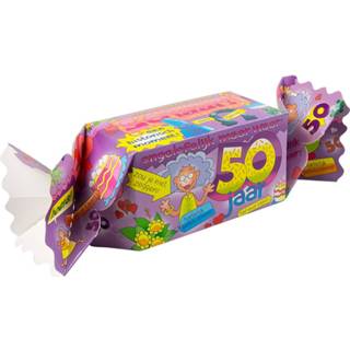 👉 Cadeauverpakking roze karton papier vrouwen Paper Dreams 50 Jaar Dames 20 Cm 8716764081118