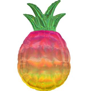 👉 Folieballon multikleur Amscan Holografische Ananas 43 X 78 Cm 26635393041