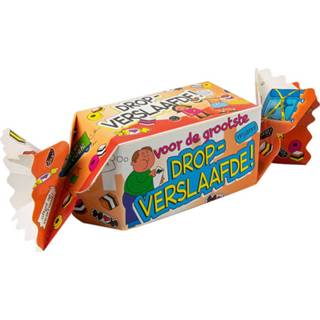 👉 Cadeauverpakking oranje karton papier Paper Dreams Dropverslaafde 20 Cm 8716764081385