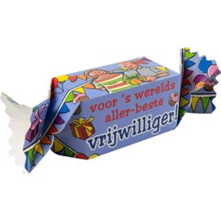 👉 Cadeauverpakking paars karton papier Paper Dreams Vrijwilliger 20 Cm 8716764081446