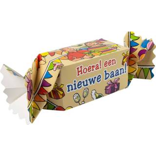 👉 Cadeauverpakking geel karton papier Paper Dreams Nieuwe Baan 20 Cm 8716764081477