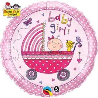 👉 Folieballon roze baby's meisjes Folat Baby Girl 46 Cm 71444502757