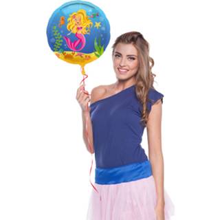 👉 Folie multikleur Folat Ballon Zeemeermin Junior 45 Cm 8714572631136