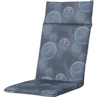 👉 Blauw katoen polyester Madison Buitenkussen Circle 50 X 120 Cm Katoen/polyester 8713229299897