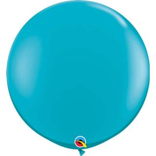 👉 Ballon blauw Folat Ballonnen Tropical 90 Cm Latex 2 Stuks 5032561435149