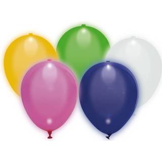 👉 Ballon multikleur Tib Ballonnen Lightning Led 23 Cm Latex 5 Stuks 4002727169622