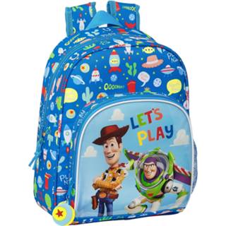 👉 Rugzak polyester blauw Toy Story Let's Play - 34 X 28 10 Cm 8412688424399