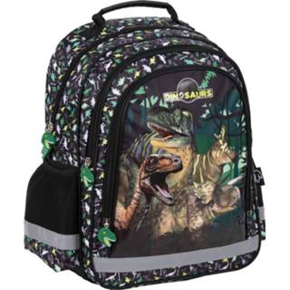 👉 Dinosaurus polyester groen Rugzak - 38 X 28 17 Cm 5901130081059
