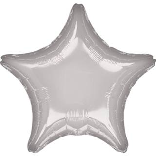 👉 Folie zilver zilverkleurig Anagram Ballon Ster 48 X Cm 26635305761
