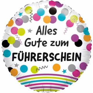 👉 Folieballon wit Amscan 'Alles Gute Zum Führerschein' 43 Cm 26635377126