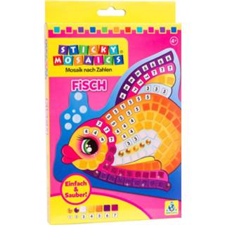 👉 Oranje multikleur Sticky Mosaics Mozaïeken Vis Junior 622222069834