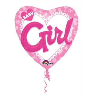 👉 Folie roze baby's meisjes Anagram Ballon Baby 91 X Cm 26635309219