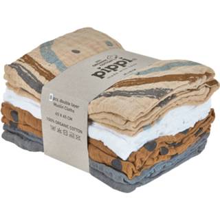 👉 Pippi Muslin Wipes Pack van 8 sand shell