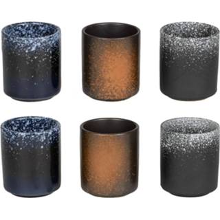 👉 Espresso apparaat aardewerk multikleur Jay Hill Kopjes Nordic 10 Cl - 6 Stuks 8720364451349