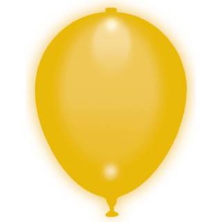 👉 Ballon geel Tib Ballonnen Lightning Led 23 Cm Latex 5 Stuks 4002727169813