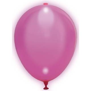 👉 Ballon roze Tib Ballonnen Lightning Led 23 Cm Latex 5 Stuks 4002727169820