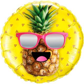 👉 Folie geel Folat Feestballon Ananas 45 Cm 71444572699