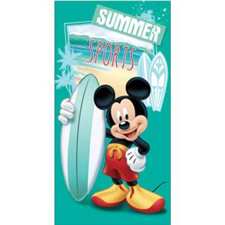 👉 Strandlaken polyester multikleur Disney Mickey Mouse Summer Sports - 70 X 140 Cm 5407007982981