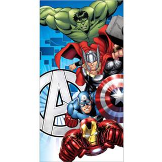 👉 Strandlaken katoen multikleur Marvel Avengers Team - 70 X 140 Cm 5407007983506