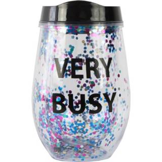 Beker zwart PVC Fisura Very Busy 6 X 12 Cm 8435436707063