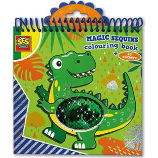 👉 Kleurboek groen blauw papier Ses Magic Junior 19 X 20 Cm Groen/blauw 8710341001162