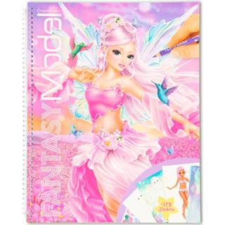 👉 Kleurboek roze papier meisjes Fantasy Model 29 Cm 4010070570828