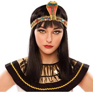 👉 Diadeem goud kunststof goudkleurig vrouwen Witbaard Cleopatra Dames 16 Cm 8423667119090
