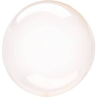 👉 Folieballon transparant oranje Anagram Clearz Crystal Clear 46 Cm 26635828505