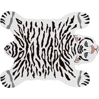 👉 Placemat wit zwart PVC Fisura White Tiger 50 X 40 Cm Wit/zwart 6 Stuks 8435436712128