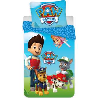 👉 Dekbedovertrek katoen multikleur Paw Patrol Outside - Eenpersoons 140 X 200 Cm 5407007982264