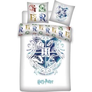👉 Dekbedovertrek polyester wit Harry Potter Art - Eenpersoons 140 X 200 Cm 5407007981786