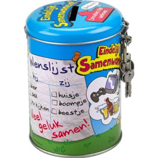 👉 Spaarpot IJzer gietijzer multikleur Paper Dreams Samenwonen 7,5 X 11 Cm 8716764111907