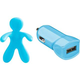 👉 Autolader blauw Celly Usb Giulio & Cesare 12 X 2 Cm 2-delig 8021735735298