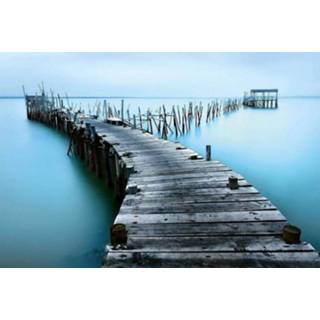 👉 Fotobehang Wizard+genius Old Landing Stage Vlies 384x260cm 8-banen 4063129075133