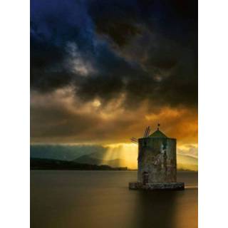 👉 Fotobehang Wizard+genius Old Windmill Vlies 192x260cm 4-banen 4063129076161
