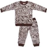 👉 Pyjama wit zwart katoen Little Indians Zebra Wit/zwart Mt 4-5 Jaar 8720365652592