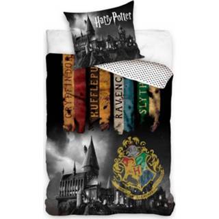 👉 Dekbedovertrek katoen multikleur Harry Potter - 1-persoons (140x200 Cm + 1 Sloop) Multi 5902689469961