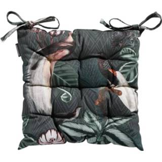 👉 Zitkussen groen polyester Madison Toscane Sofie 46 X Cm Donkergroen 8713229295448