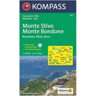👉 Wandelkaart Kompass - Monte Stivo 9783854916840